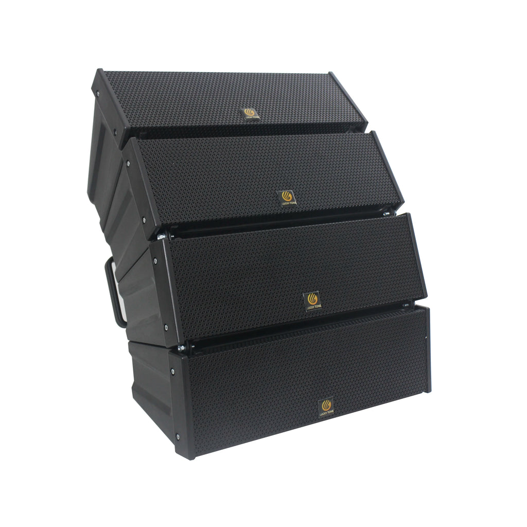 Weatherproof Column Speaker Versatile Mounting Horizontal Vertical Array High Output for Rental Event Audio System