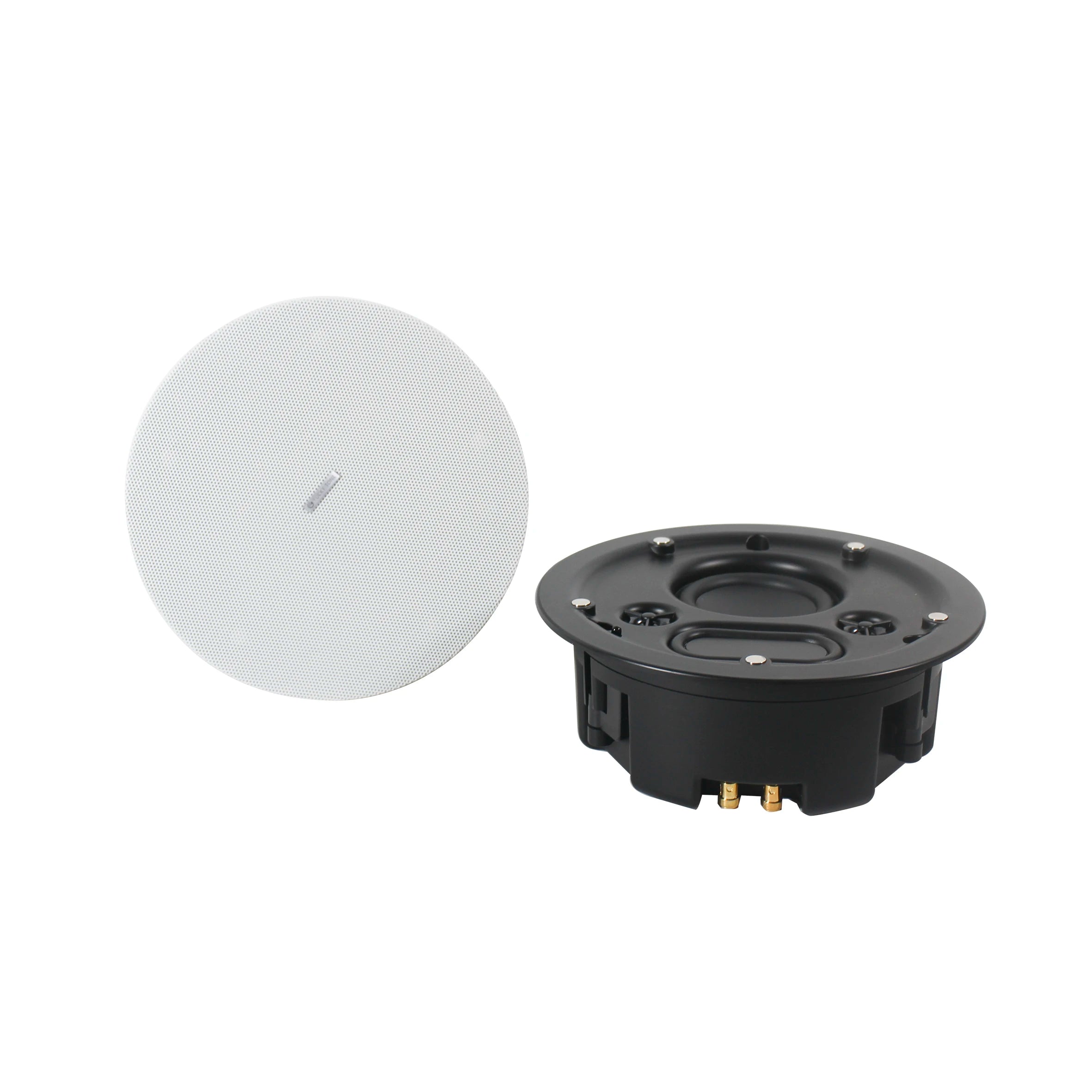 Ultra Thin Ceiling Speaker With Dual Tweeter Passive 3.5 Inch Woofer Compact 85 mm Ceiling Speaker Amplifier Ceiling Speaker