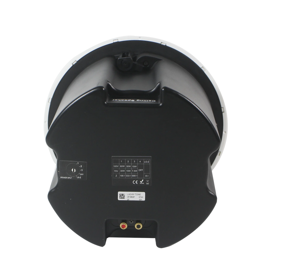 High Fidelity Ceiling Speaker With Kevlar Cone Crossover Network 2-Way ABS High Power Sound Professional Audio Ceiling Speaker
