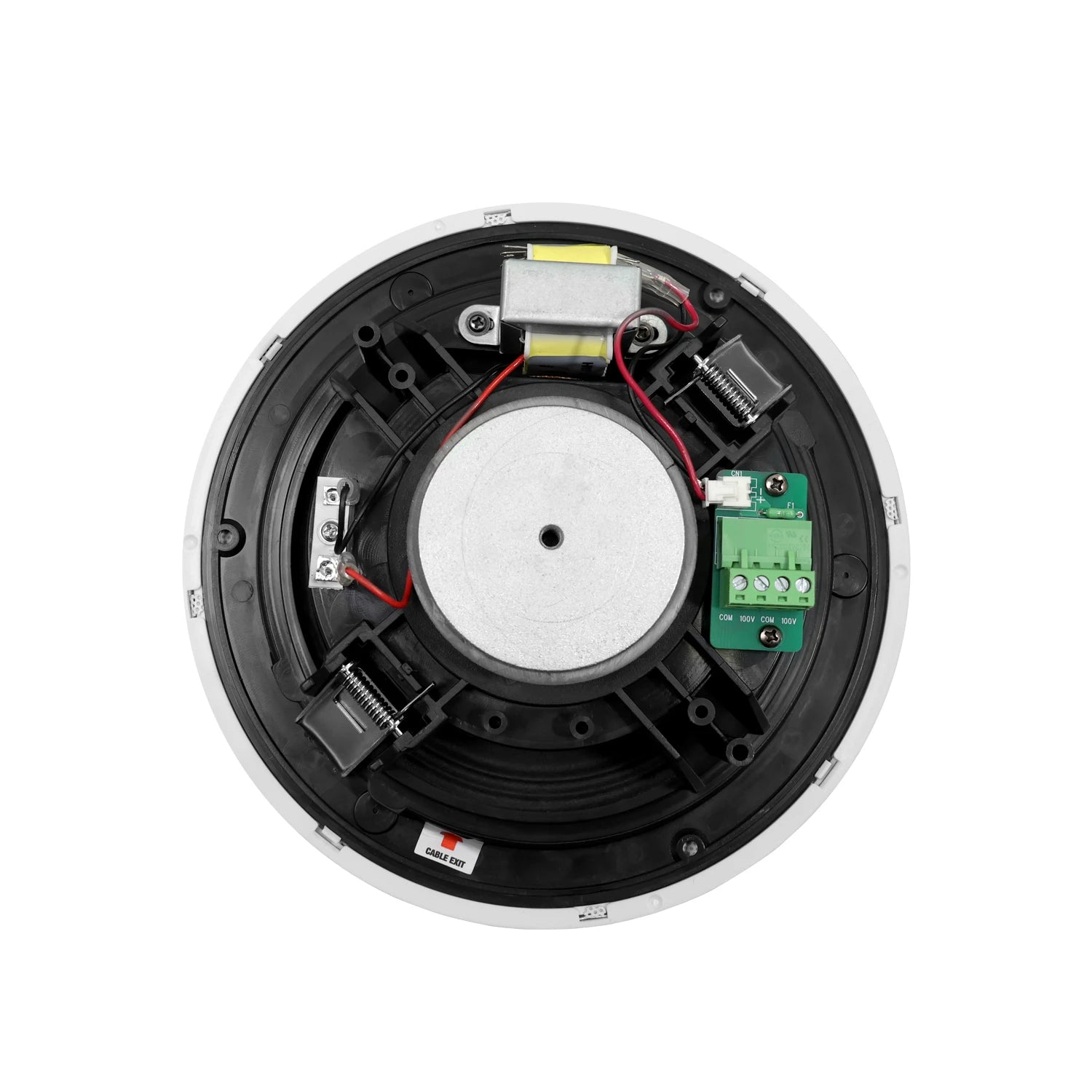 PA Speaker With 6 Inch Twin Cone 100V Line Aluminium Grille Snap Fit Design Thermal Fuse Protected Marine Ceiling Speaker