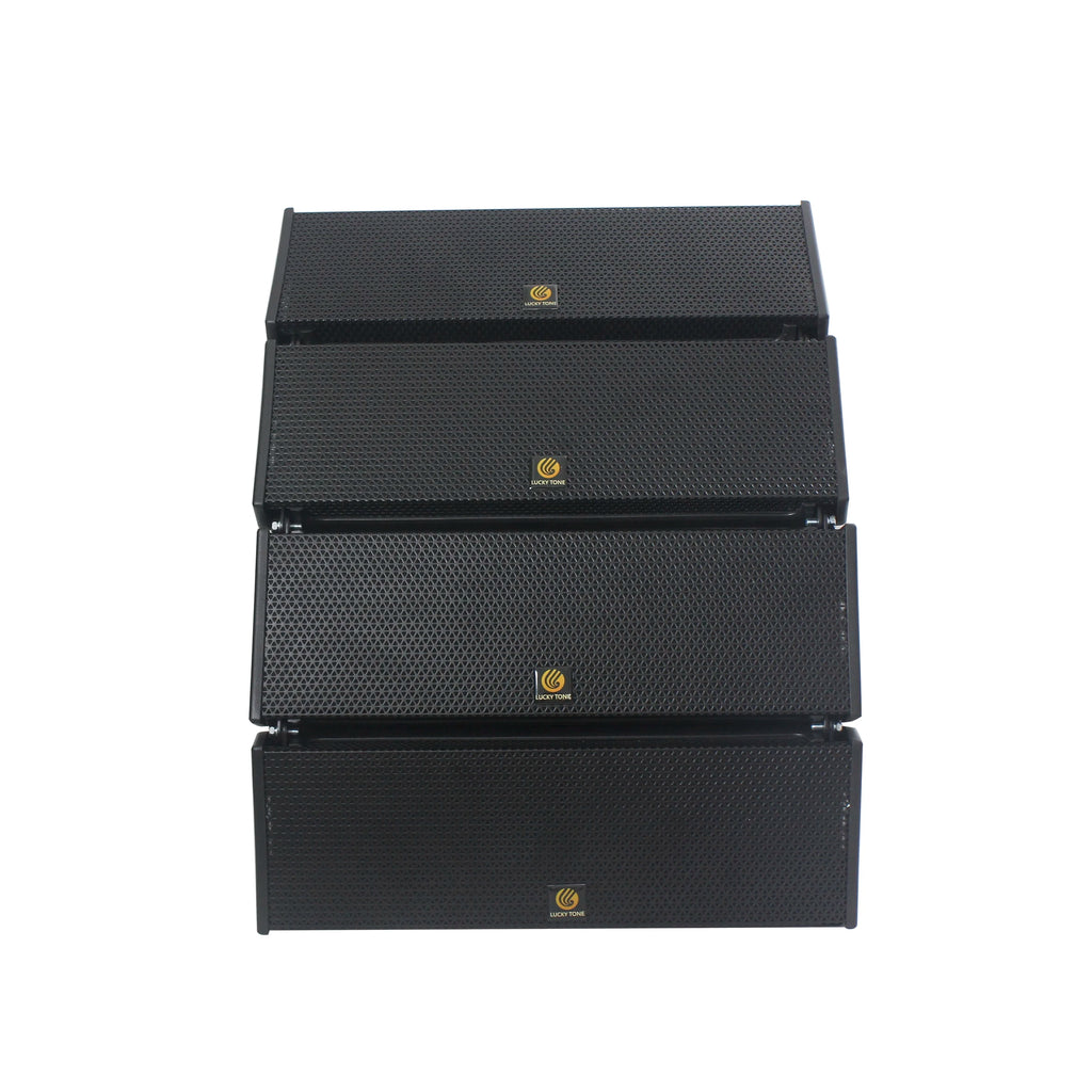 Weatherproof Column Speaker Versatile Mounting Horizontal Vertical Array High Output for Rental Event Audio System