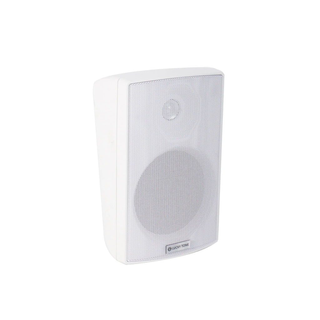 V 5-Inch Wall Speaker With 2-Way Design Dedicated Tweeter Wide Easy Mount for Music Voice Commercial Wall Speaker