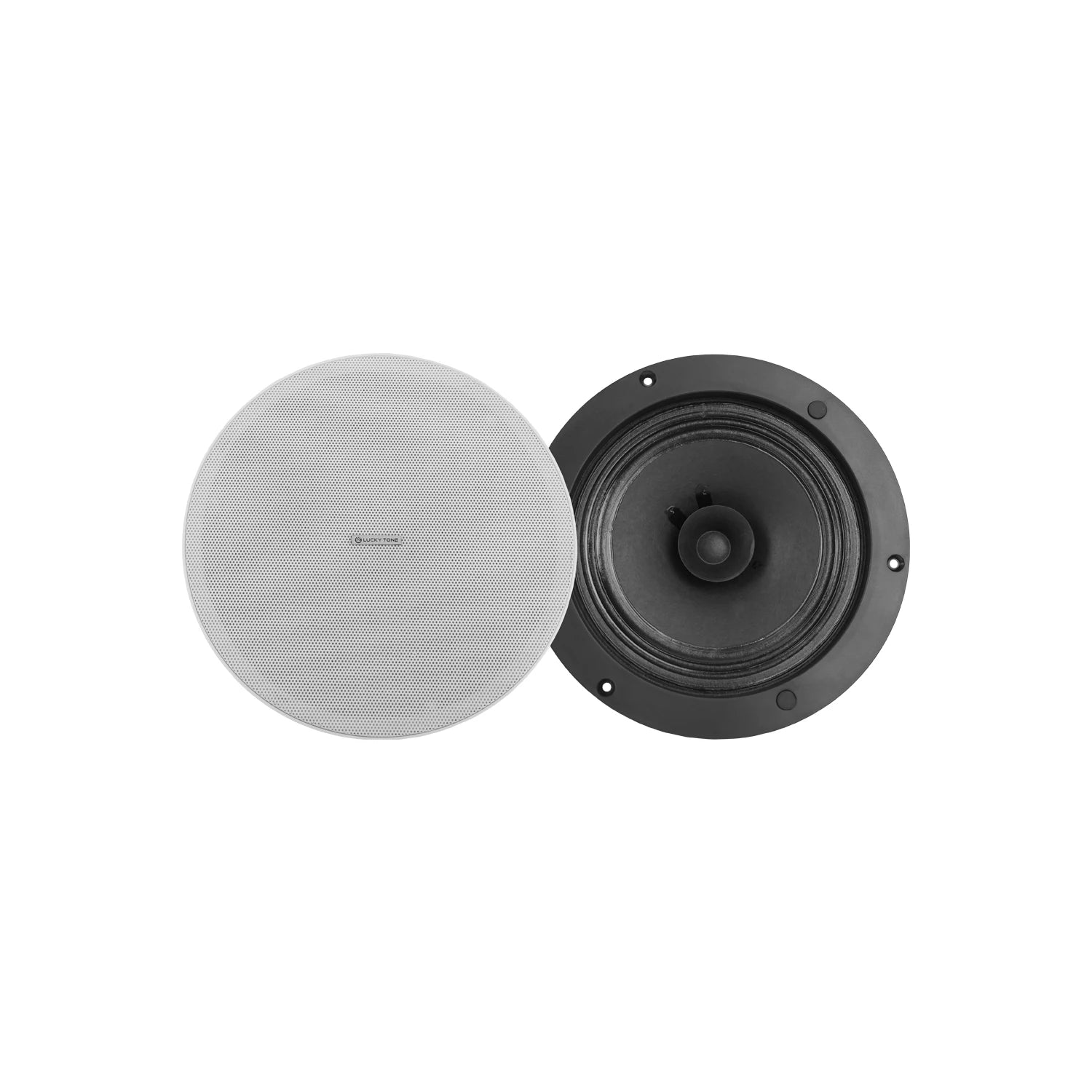 PA Speaker With 6 Inch Twin Cone 100V Line Aluminium Grille Snap Fit Design Thermal Fuse Protected Marine Ceiling Speaker