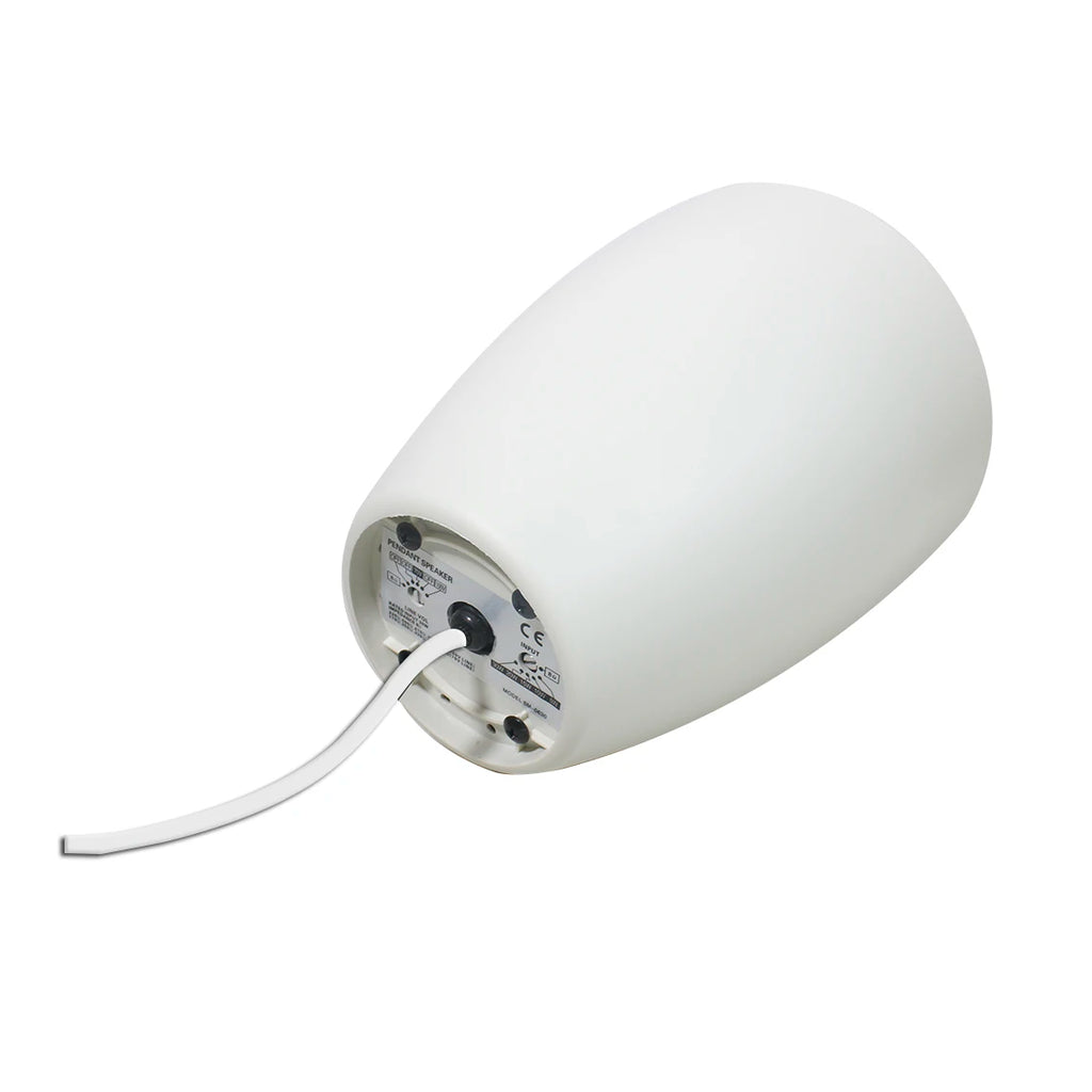 V Pendant Speaker 5 Inch Paintable Housing 5m Cable 70V 100V 8 Ohm For Commercial BGM System