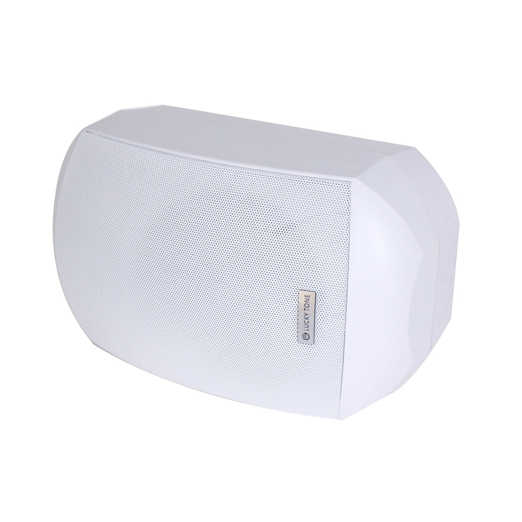 V All Weather Wall Mount Speaker With IP66 Rating 2-Way System Rotatable Bracket for Commercial Outdoor Audio 100V Line Speaker