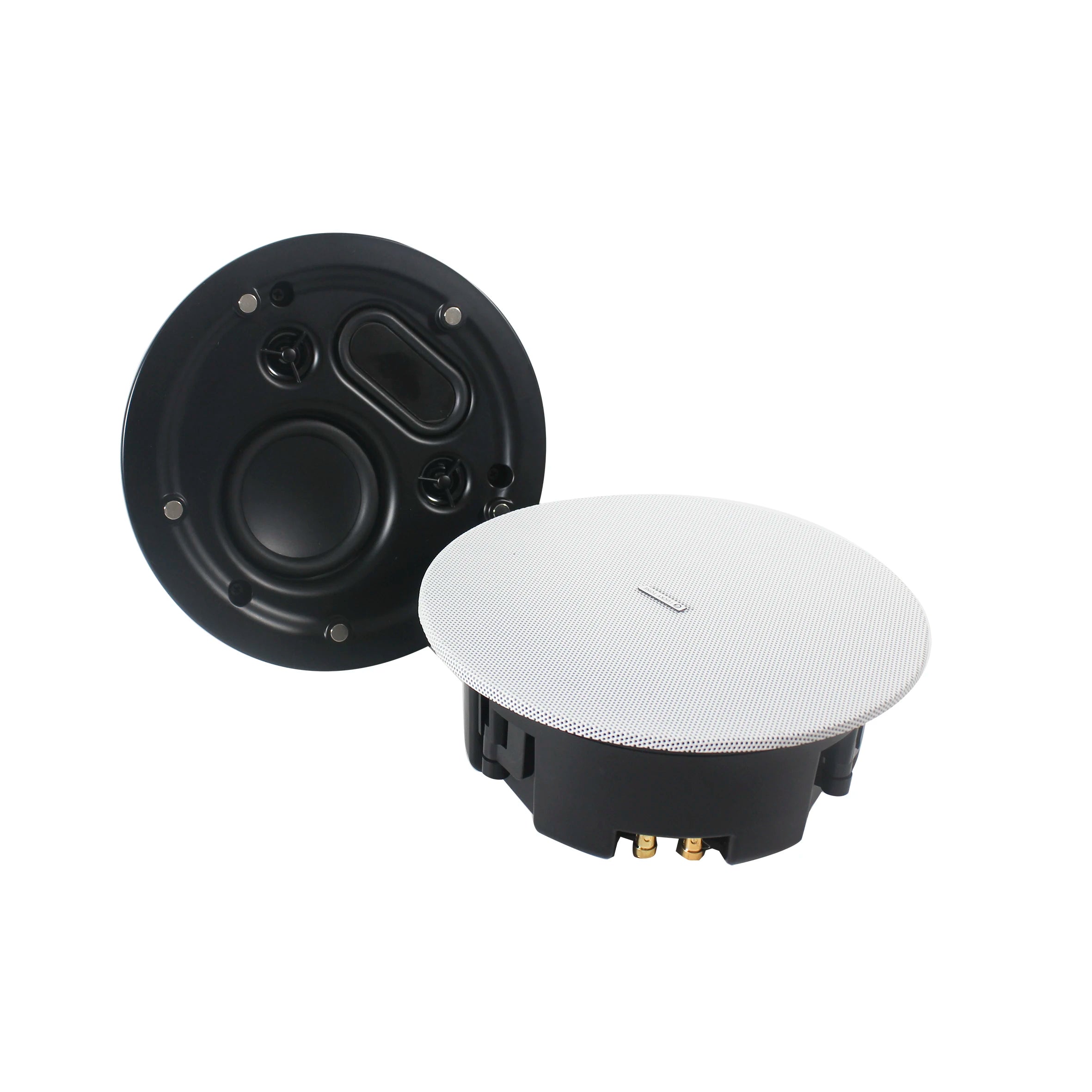 Ultra Thin Ceiling Speaker With Dual Tweeter Passive 3.5 Inch Woofer Compact 85 mm Ceiling Speaker Amplifier Ceiling Speaker