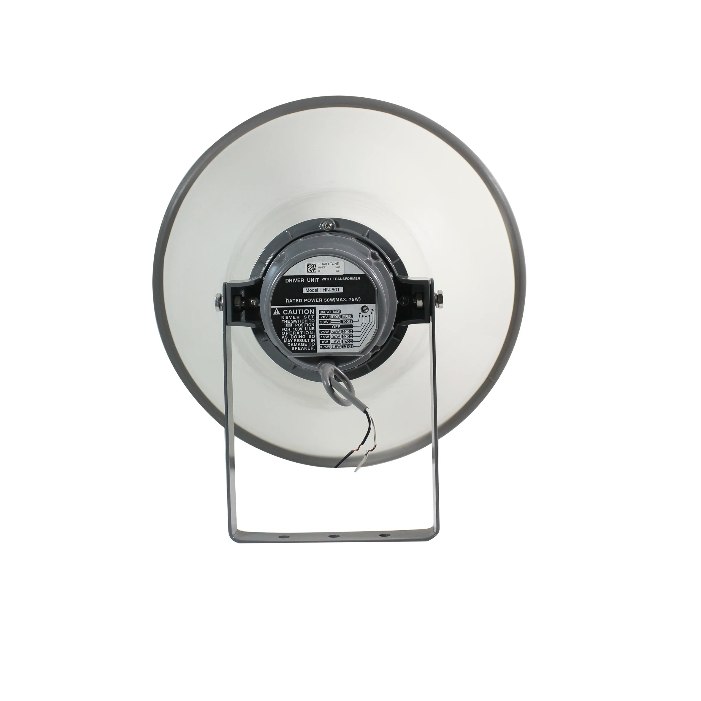 V Long Distance PA Horn Speaker IP67 Waterproof Aluminum Wide Range for Hazardous Outdoor Environment Powered pa Speakers