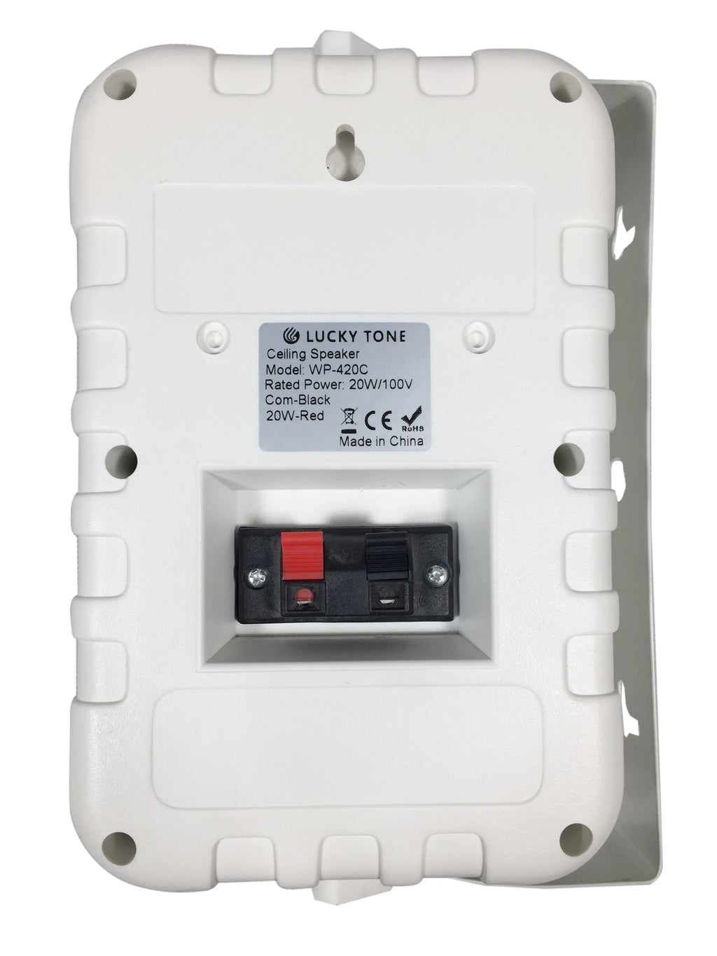 Mini ABS Cabinet Speaker 20W 100V Line Wall Mount for Mosque PA System Compact Public Address Wall Speaker