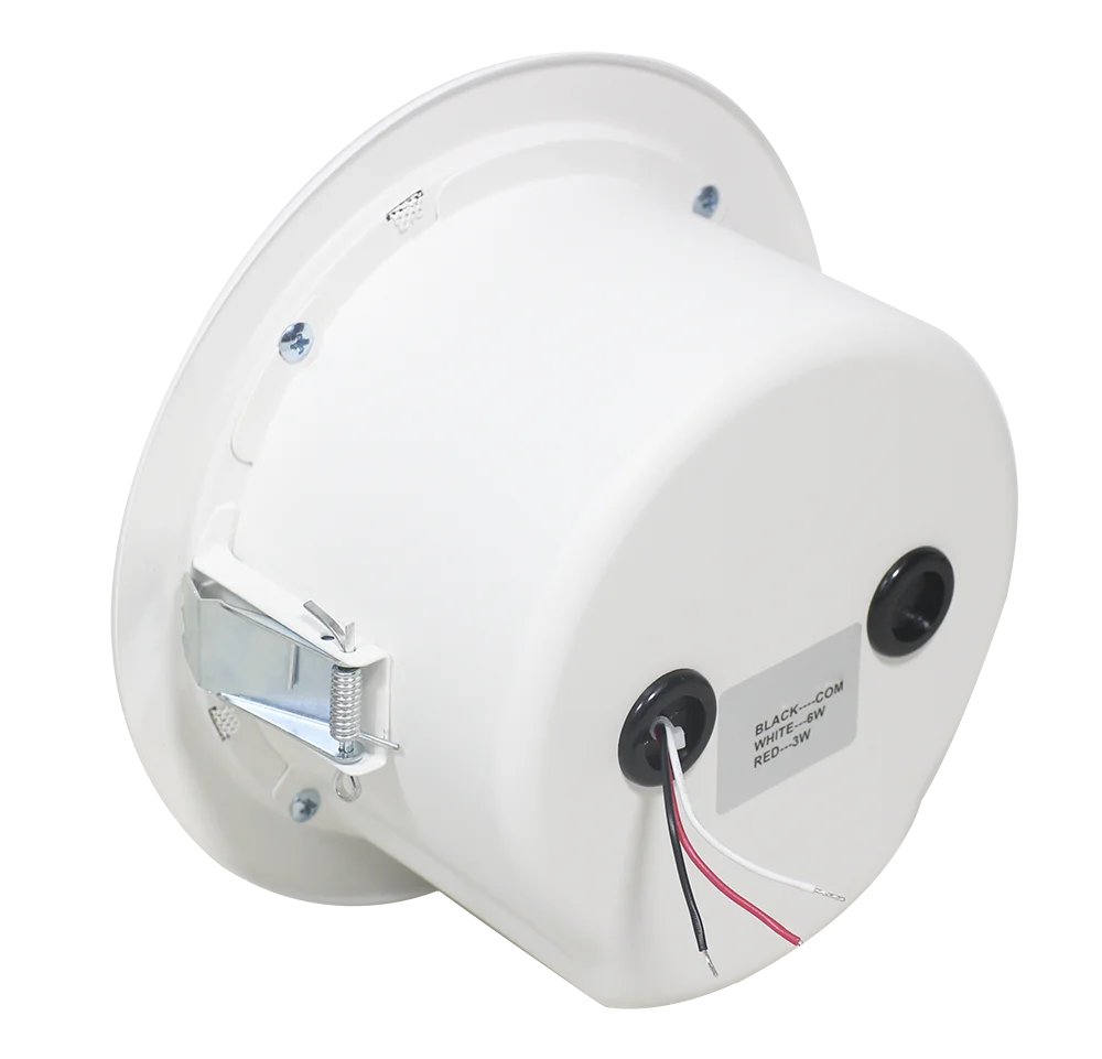 Speakers Oem Metal Ceiling Speaker With Heavy Duty Fire Dome Versatile for PA BGM Systems PA Ceiling Speaker