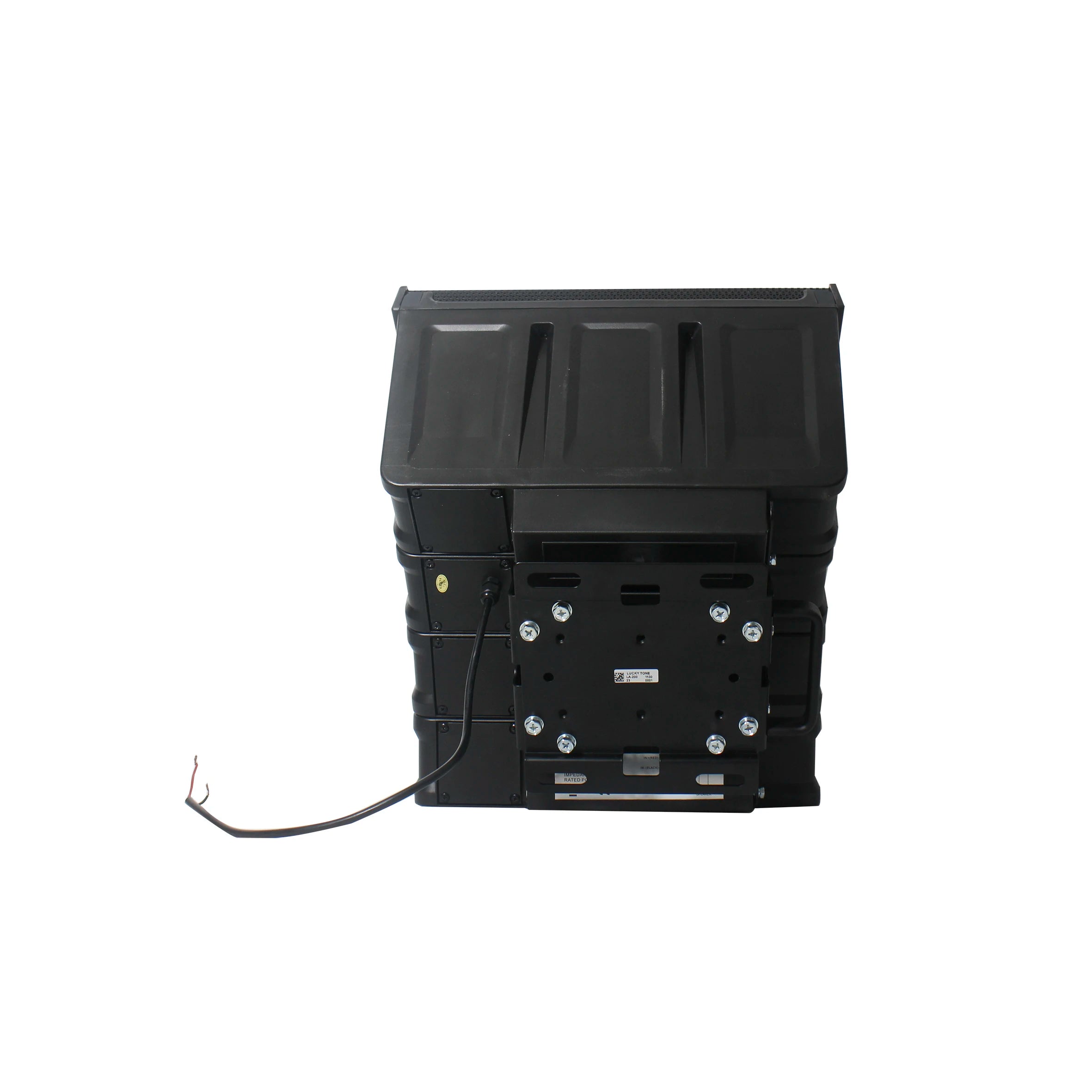 Weatherproof Column Speaker Versatile Mounting Horizontal Vertical Array High Output for Rental Event Audio System
